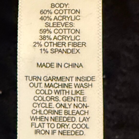 Women's Tunic Sweater, NWT, Express, Black, Large - Picture 6 of 6